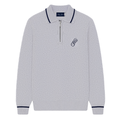 Half-Zip Polo - Grey