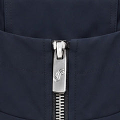 Heritage Winter Jacket in navy, NS metal zip puller detail