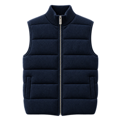 Knitted Vest - Navy