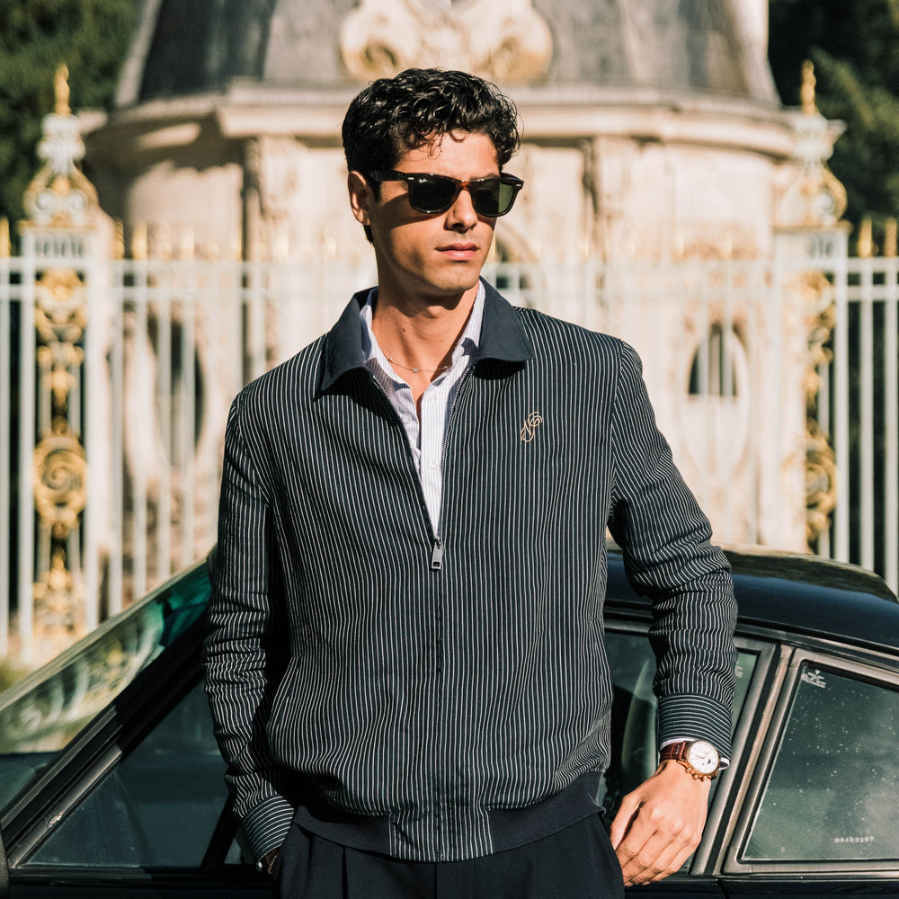 Linen Harrington Overshirt