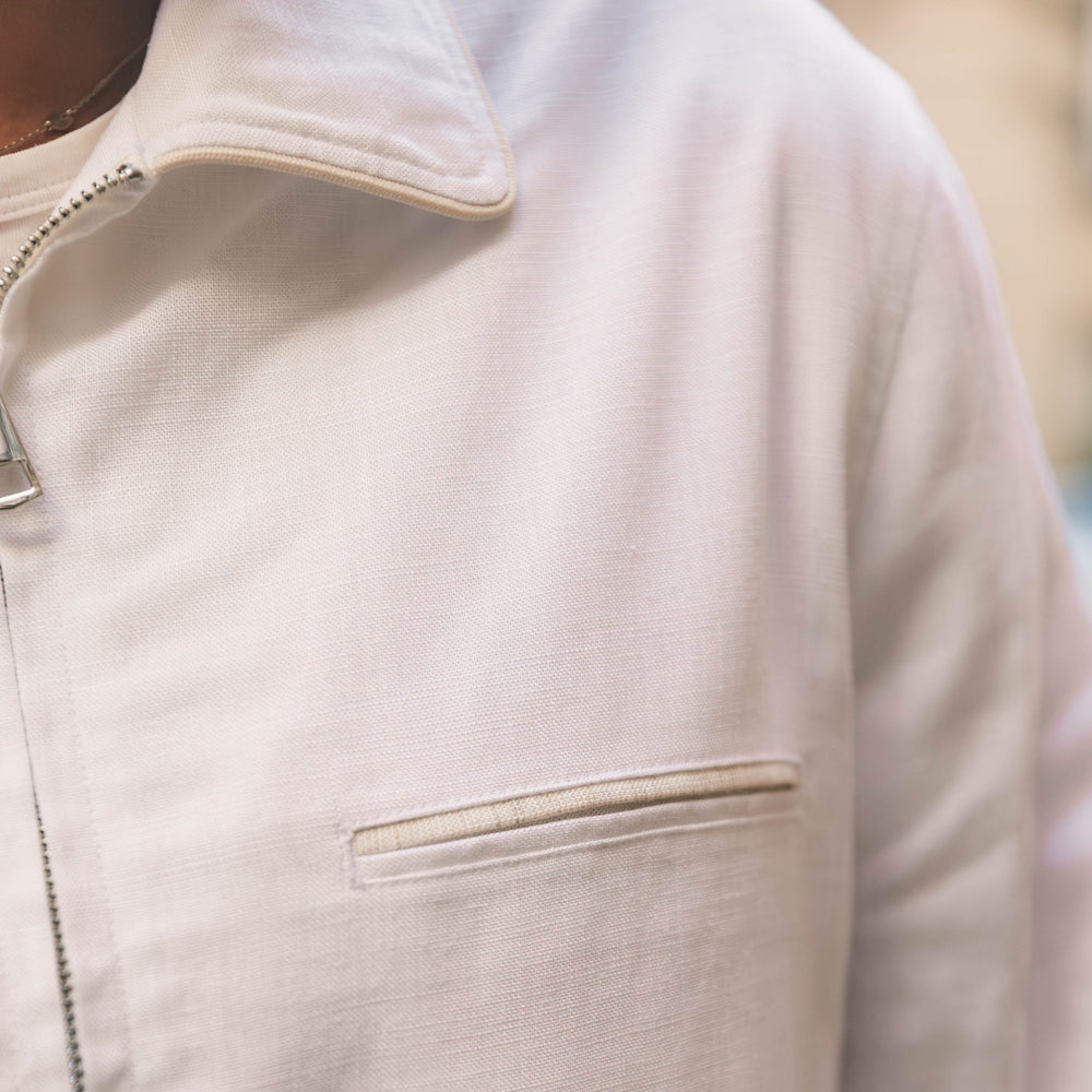 Linen Overshirt Jacket