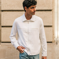 Linen Overshirt Jacket