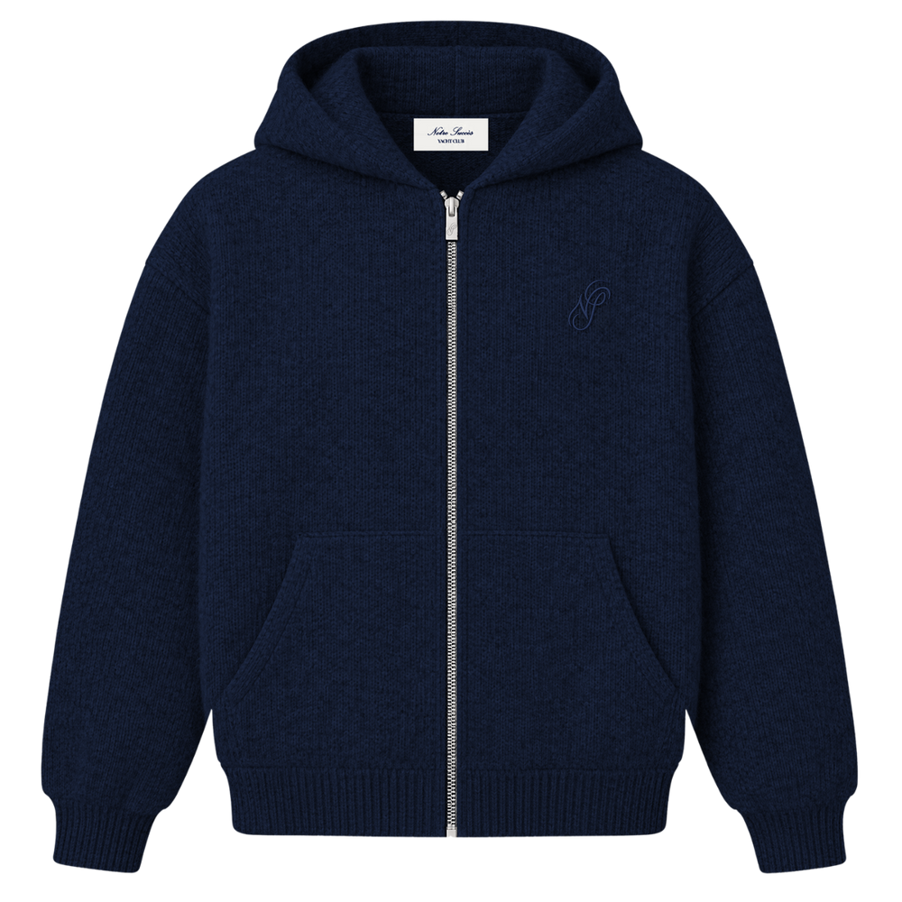 Wool Zip Hoodie