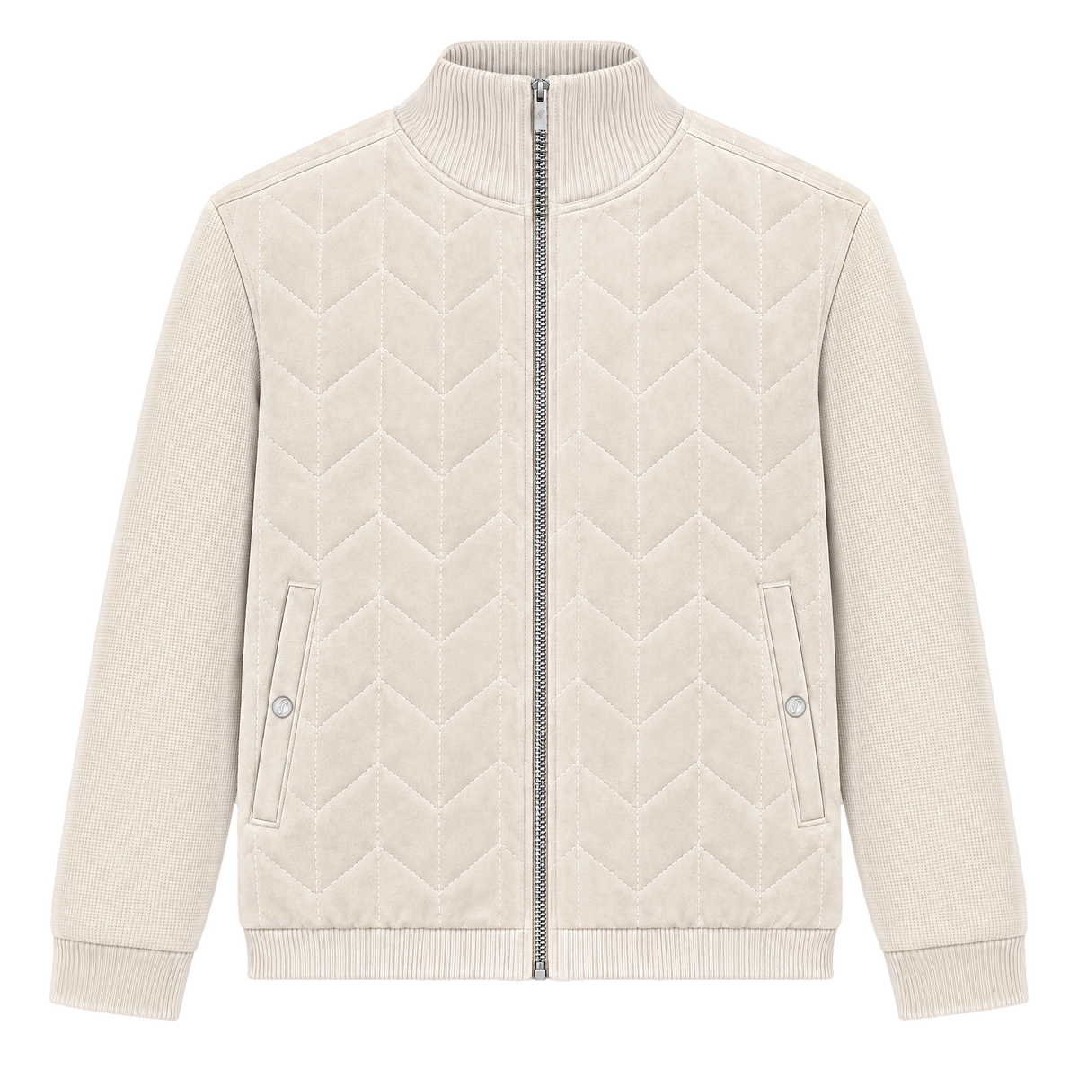 Quilted Suede Jacket