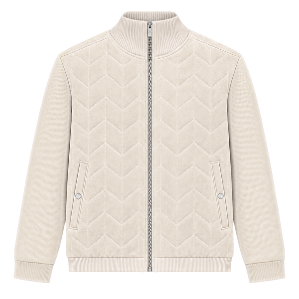 Quilted Suede Jacket