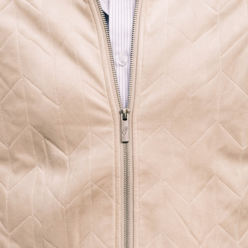 Quilted Suede Jacket