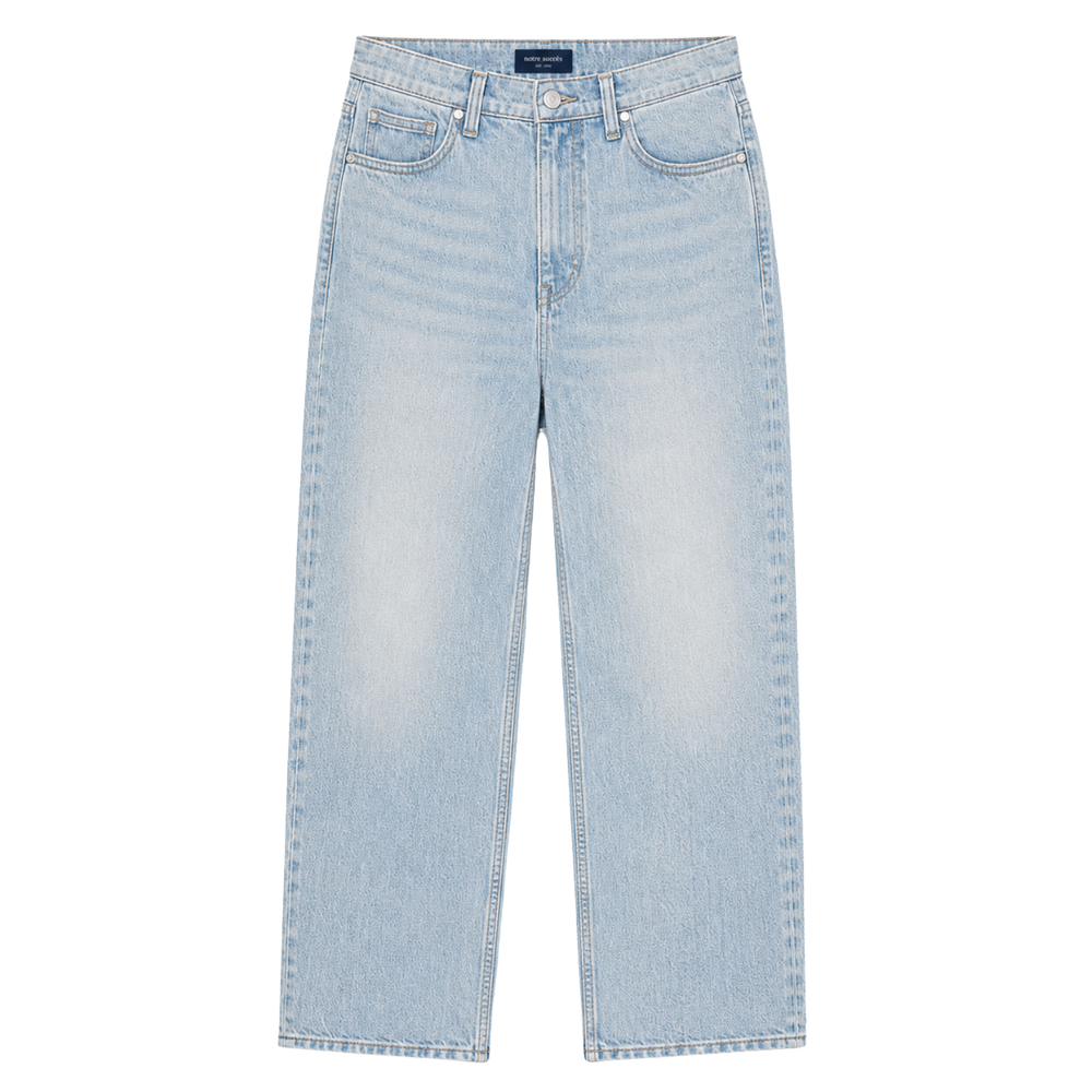 Relaxed Straight Fit Jeans Blue