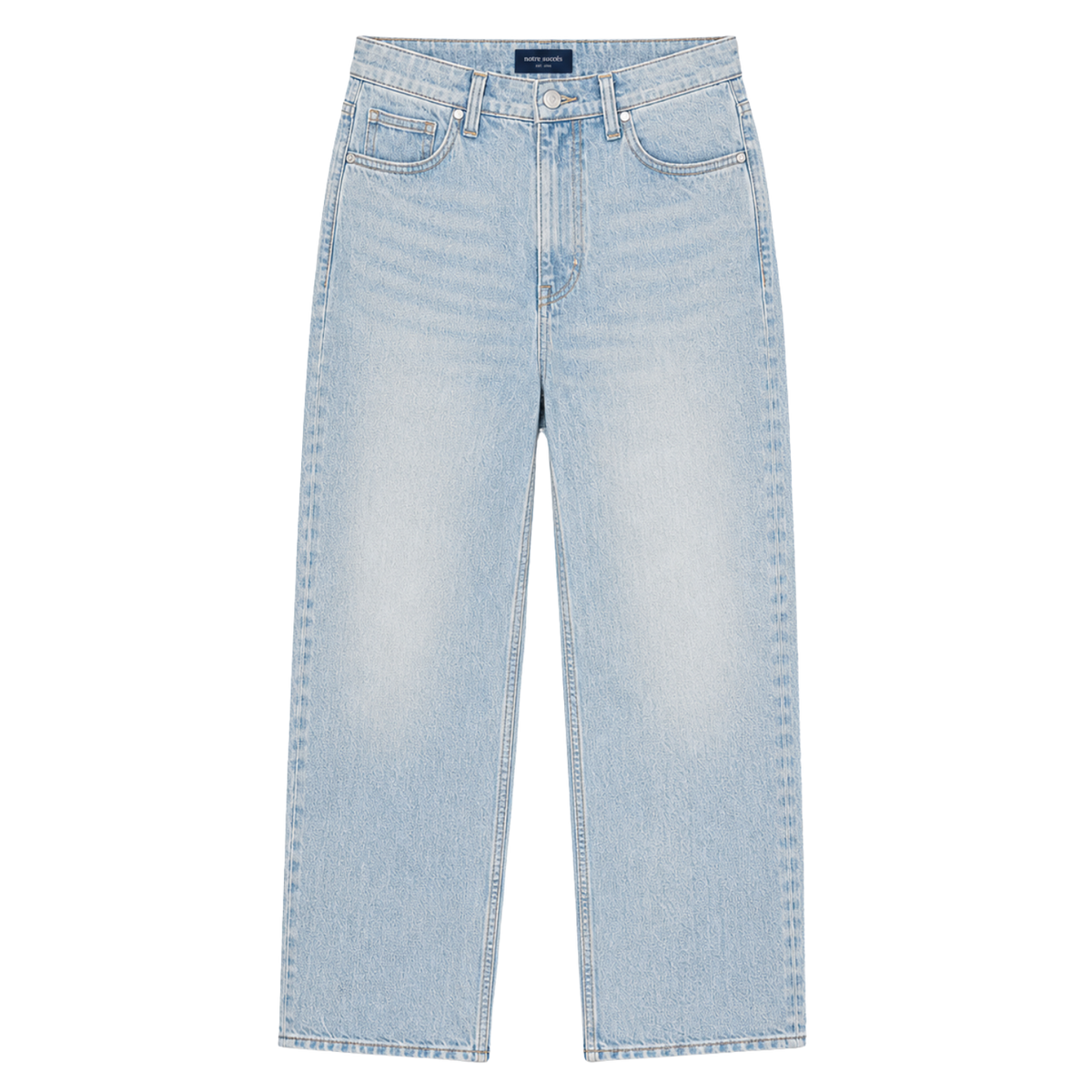 Relaxed Straight Fit Jeans Blue