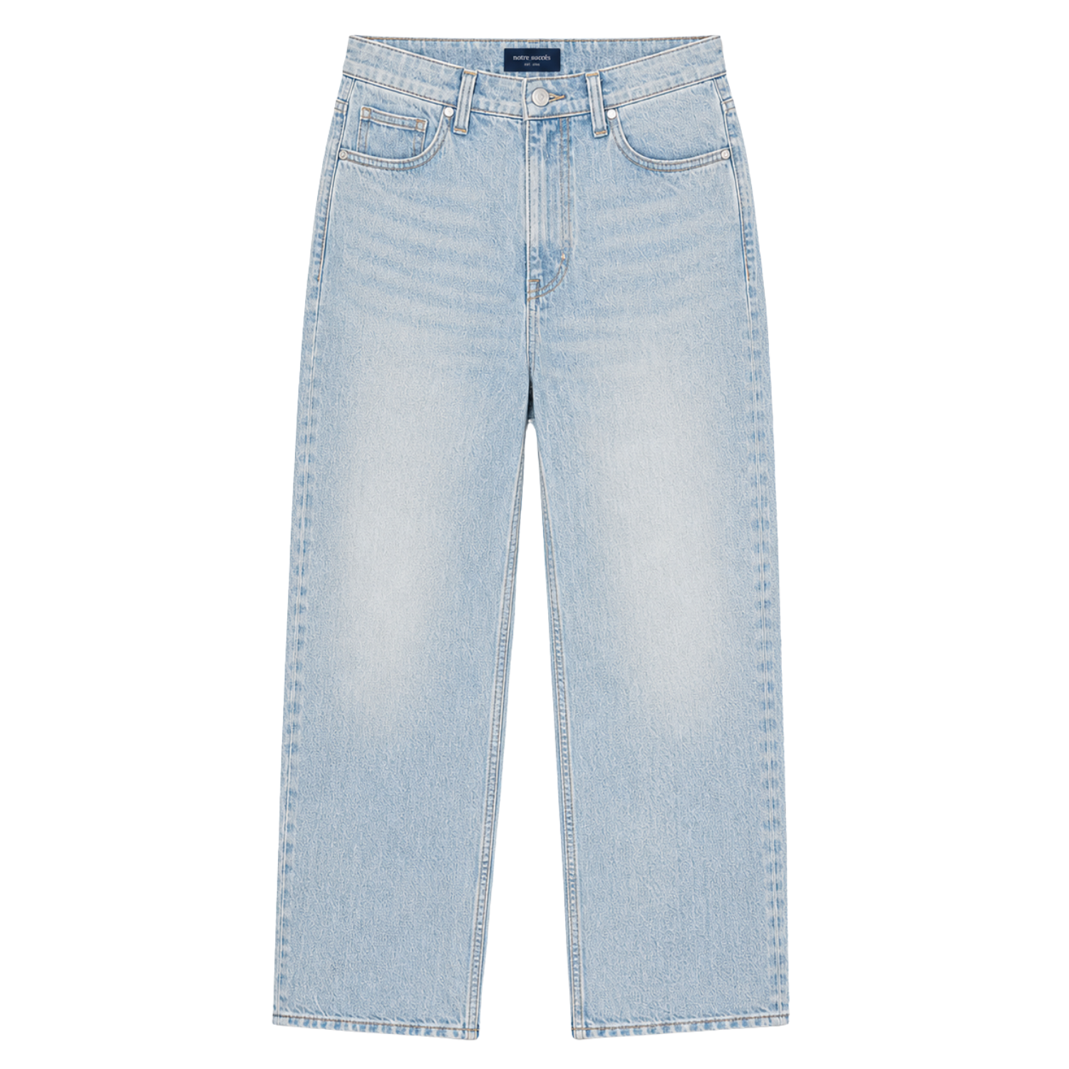 Relaxed Straight Fit Jeans Blue