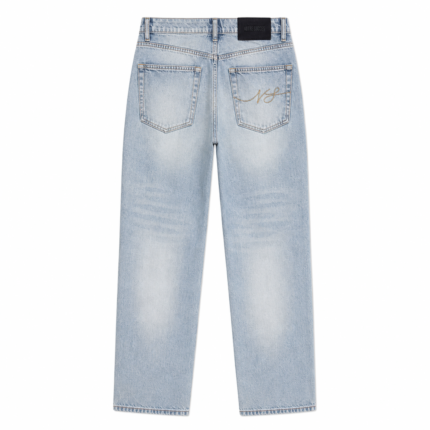 Relaxed Straight Fit Jeans Blue