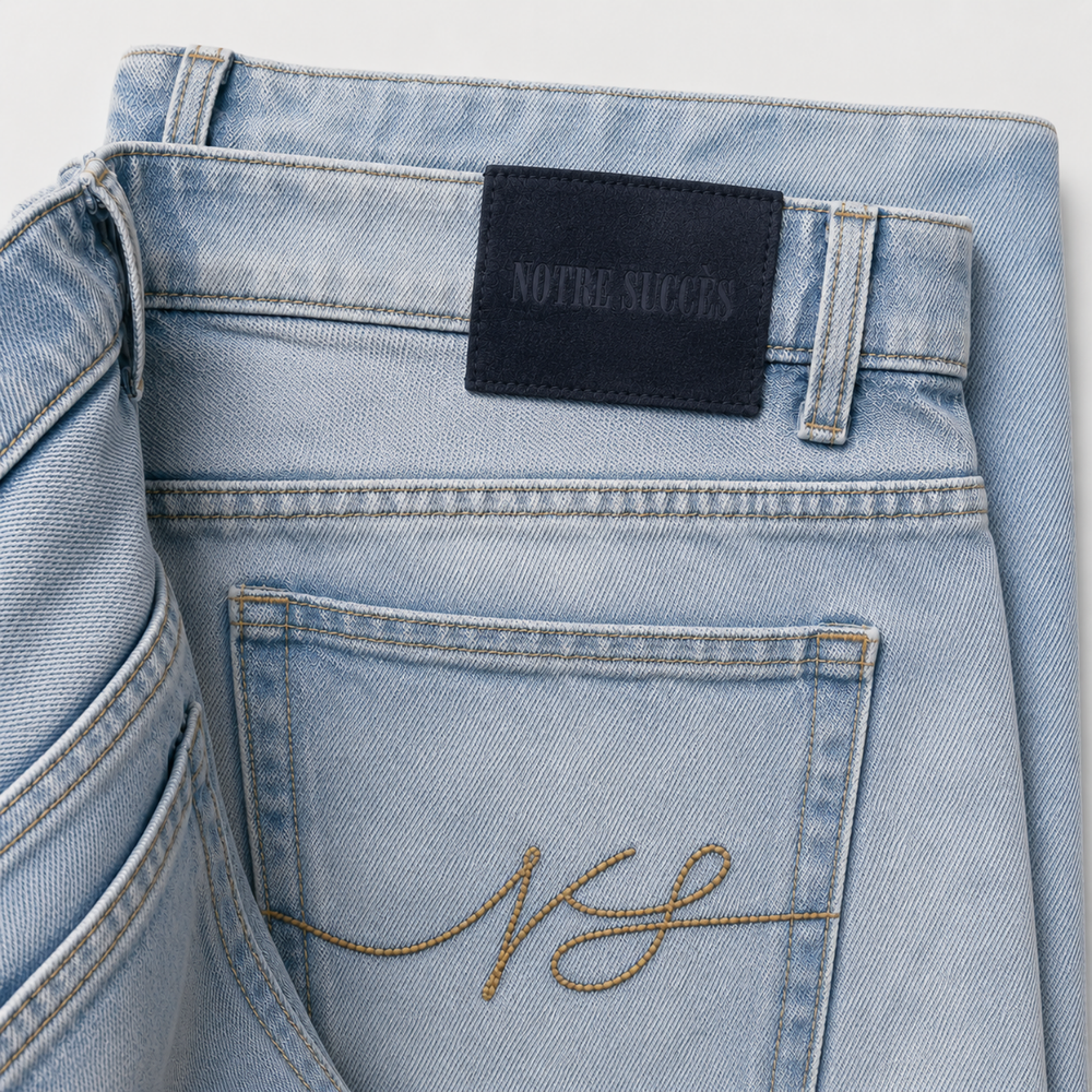 Relaxed Straight Fit Jeans Blue