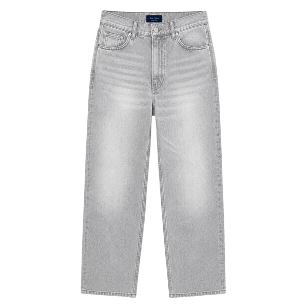 Relaxed Straight Fit Jeans Grey