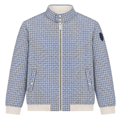 Reversible Puffer Jacket - check side