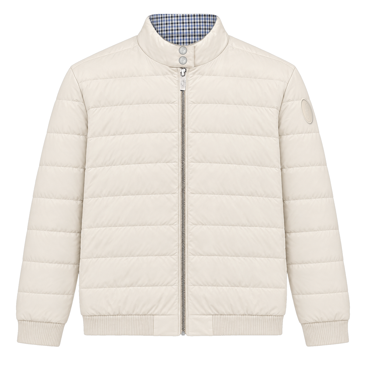 Reversible Puffer Jacket - cream side