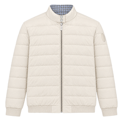 Reversible Puffer Jacket - cream side