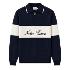 Stripe Half-Zip
