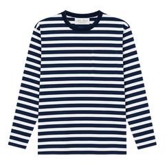 Striped Longsleeve - Navy
