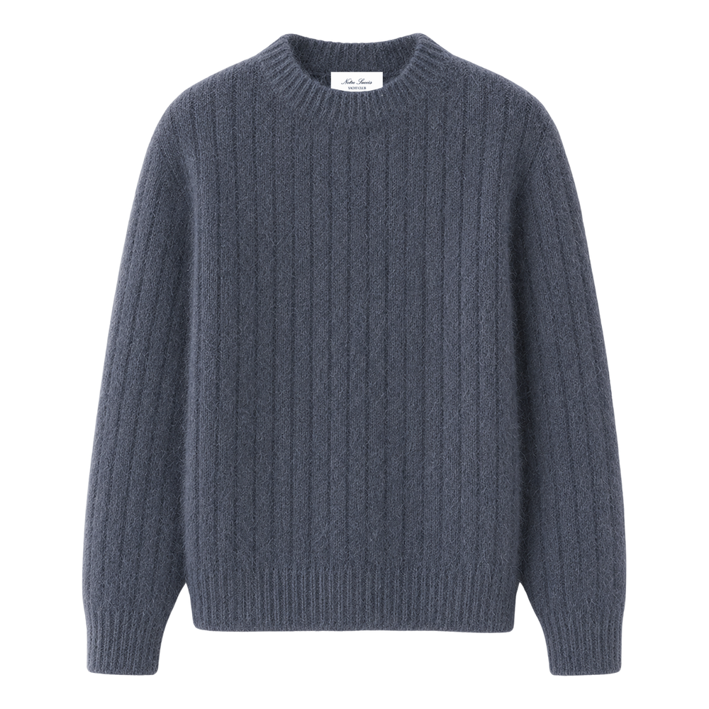 Ribbed Mohair Sweater