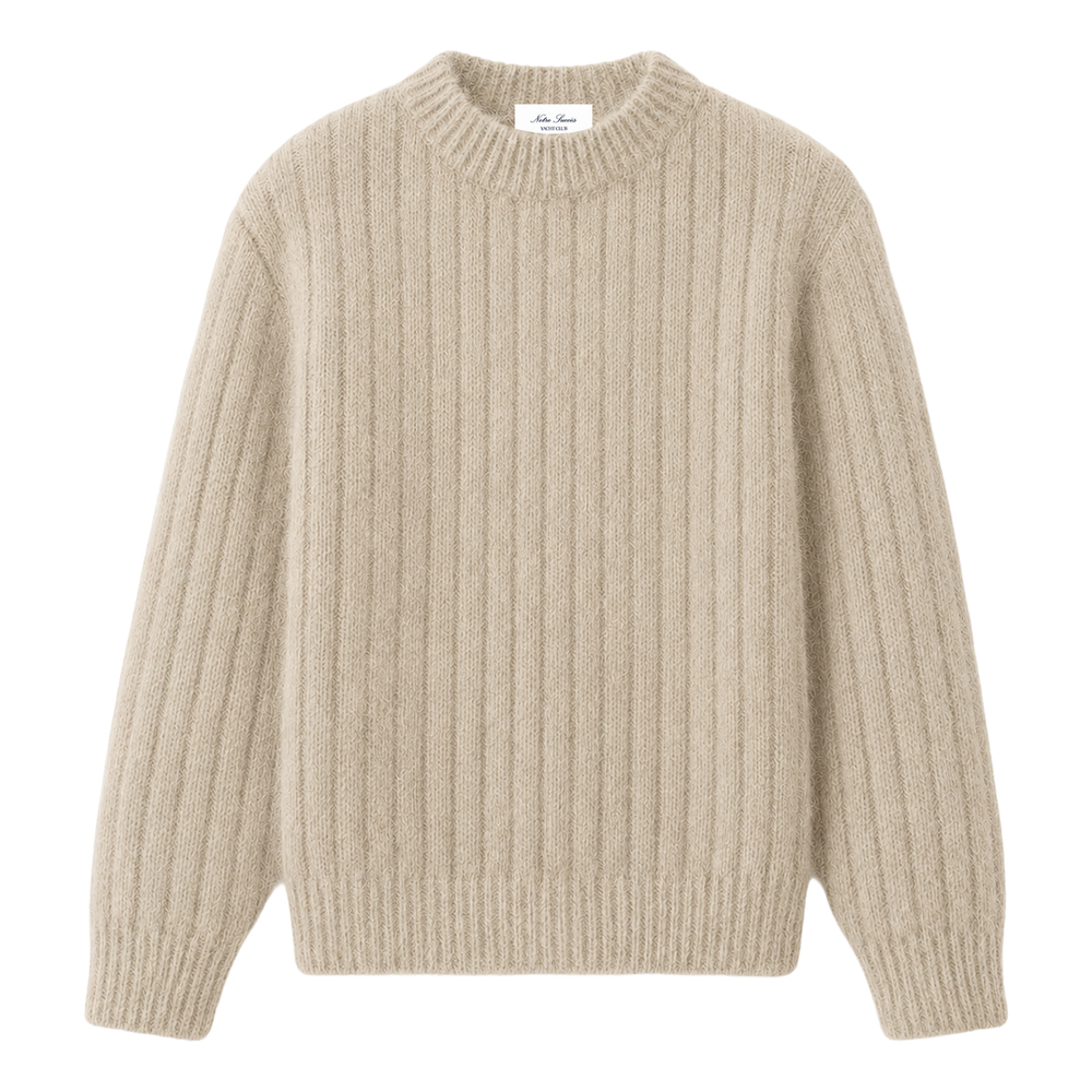 Ribbed Mohair Sweater