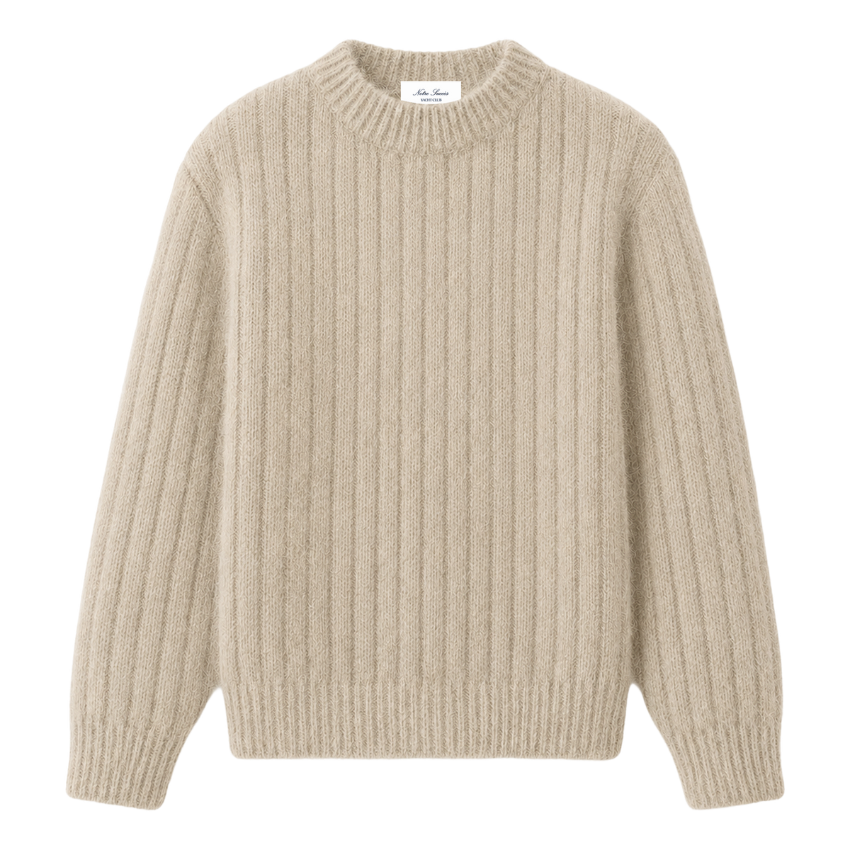 Ribbed Mohair Sweater