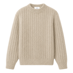 Ribbed Mohair Sweater