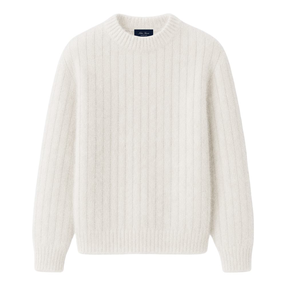 Ribbed Mohair Sweater