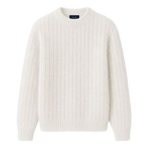 Ribbed Mohair Sweater