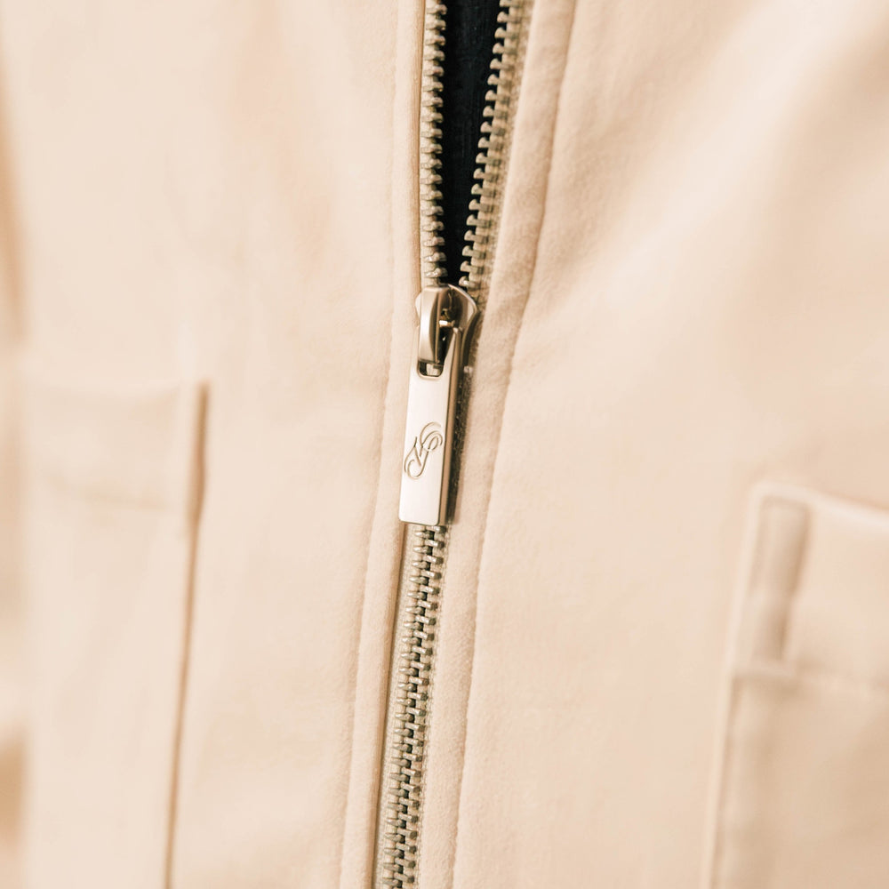 Suede Collar (Check) Jacket