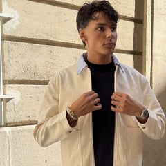 Suede Collar (Check) Jacket