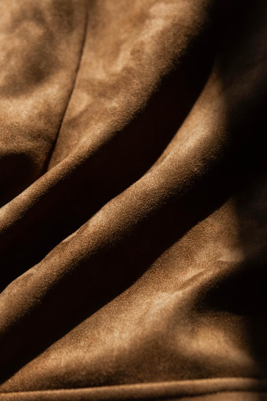 Suede Leather Jacket detail