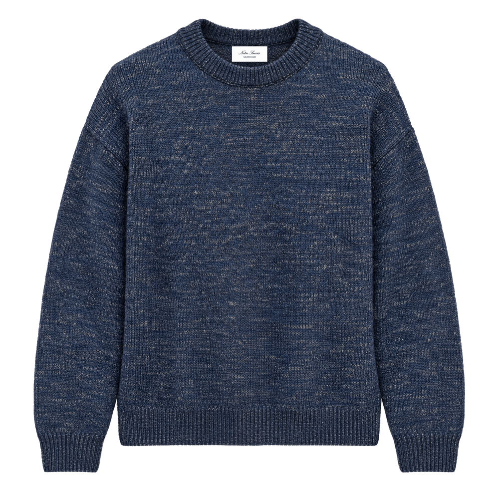 Two-Tone Yarn Sweater